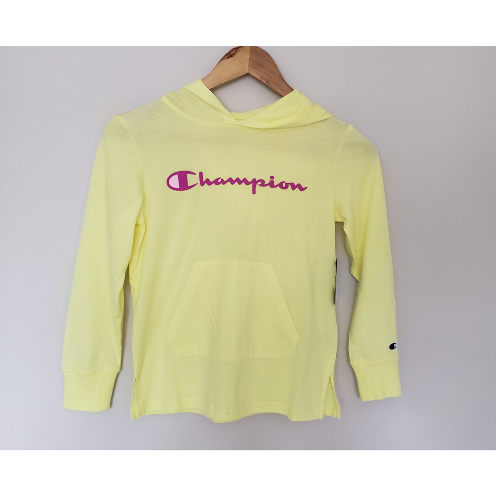 Champion Boys Top Authentic Athleticwear M Honey Yellow NWT